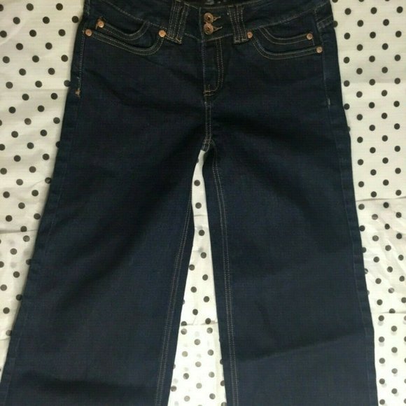 Nitrogen Signature Womens Blue Cotton Denim - Picture 1 of 12